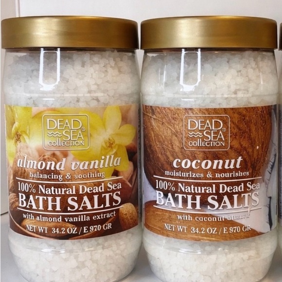 dead sea collection Other - Dead Sea Collection Bath Salts 34.2 oz – Almond Vanilla & Coconut 2 Pack